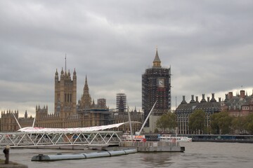 Big Ben reconstruction and house of the UK parliament