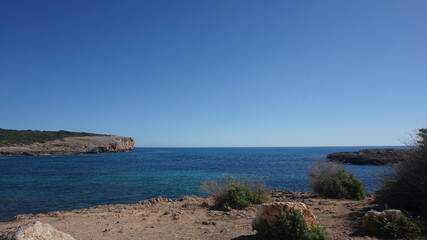 Ausblick auf dem blauen Meer, Mallorca