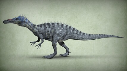 Ancient extinct dinosaur. 3D illustration