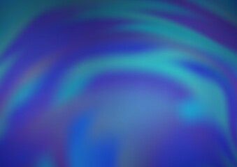 Light BLUE vector blurred shine abstract template.