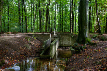 Obraz premium Modell einer Wasserwerkanlage