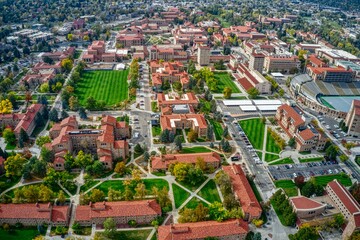 Aerial View of the University of Colorado in Boulder © Jacob
