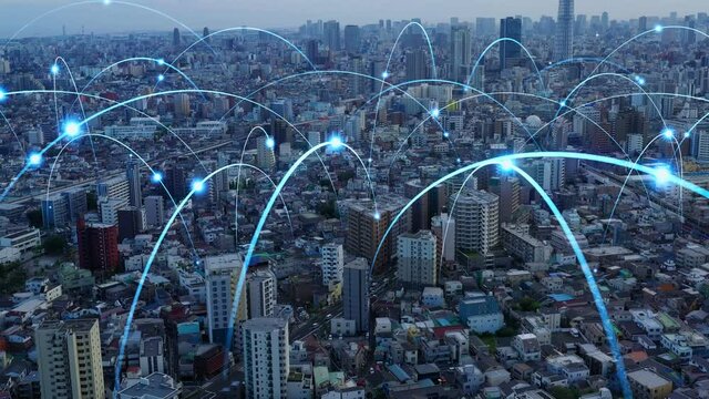 都市とネットワーク　スマートシティー 　IoT　ICT　デジタルトランスフォーメーション 