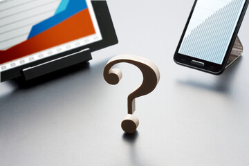 クエスチョンとスマートフォン