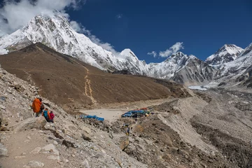 Fotobehang Lhotse Everest base camp trek, Nepal.