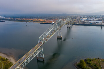 Fototapeta na wymiar Aerial Longview Washington