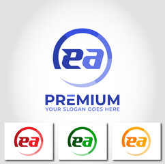 EA Alphabet Logo Design Concept