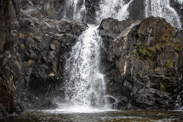 The waterfall at Croton Gorge Park in upstate New York.