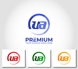 UA Alphabet Logo Design Concept