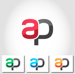 AP Alphabet Logo Design Concept