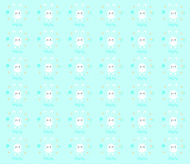 patron kawai de conejo  bebe hombre