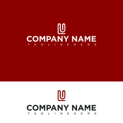 Fototapeta na wymiar A simple and elegant LU font logo design that fits your business and uses the latest Adobe illustrations.