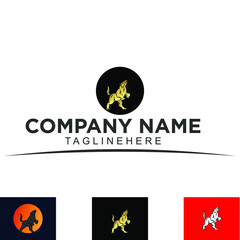 wolf logo design is simple and elegant to suit your business and uses the latest Adobe illustrations.