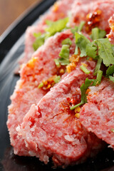 ミャンマー　シャン料理豚肉発酵ソーセージ
