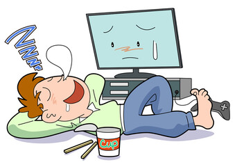 怠け者 © freehand