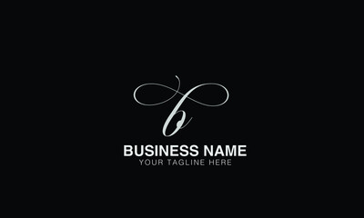 B b  initial logotype letter handwriting and signature creative template vector image