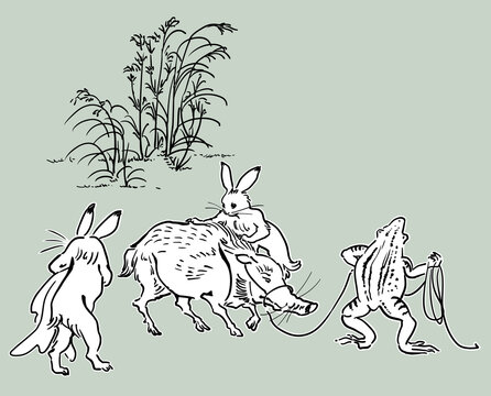 鳥獣人物戯画 画像 参照 113 Stock 写真 ベクターおよびビデオ Adobe Stock