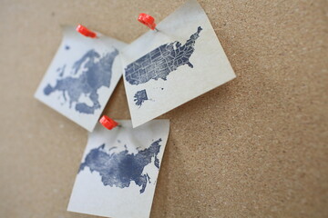 the balance between the countries in the world