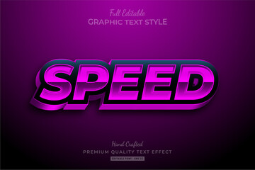 Speed Racing Editable Premium Text Effect