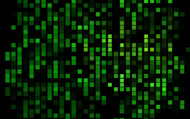 Dark Green vector layout with lines, rectangles.