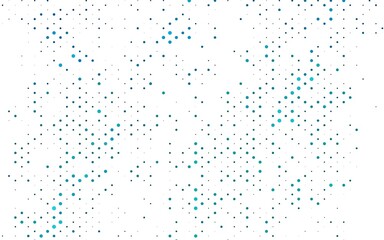 Light BLUE vector background with bubbles.