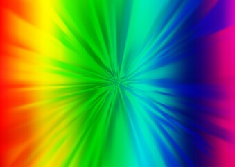 Obraz premium Light Multicolor, Rainbow vector abstract bright template.