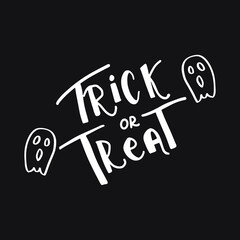 Happy Halloween, halloween related hand drawn typography can be used for invitational card EPS Vector