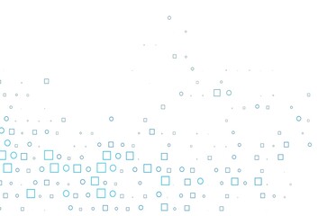 Light BLUE vector layout with circle spots, cubes.