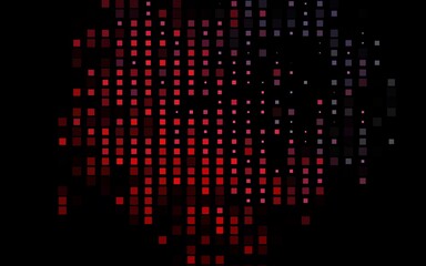 Dark Blue, Red vector background with rectangles.