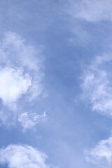 Obraz premium blue sky with white clouds