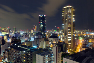 Fototapeta na wymiar 大阪福島区の夜景