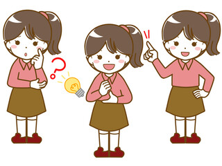 女の子の疑問と解決
