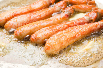 蟹足のバター焼