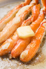 蟹足のバター焼