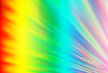 Light Multicolor, Rainbow vector texture with colored lines.