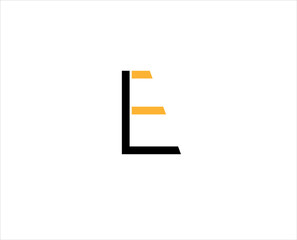 Simple Letter E Logo Vector