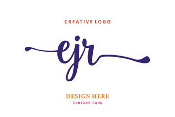EJR font arrangement logo is simple, easy to understand and authoritative
