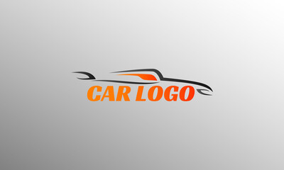 car line logo template for garage or community