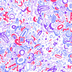 Creative art doodles hand drawn Design illustration. Line art detailed, with lots of objects background. Funny vector artwork.