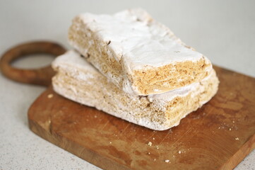 Homemade traditional apple pastila