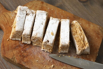 Homemade traditional apple pastila