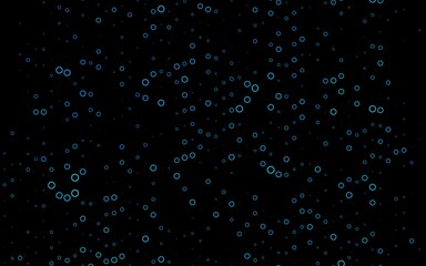 Light BLUE vector template with circles.