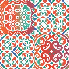 Mexican vintage talavera tiles.