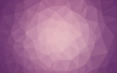 Obraz premium Light Purple vector low poly cover.