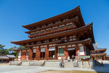 薬師寺中門の金堂