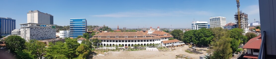Fototapeta premium panorama of the town