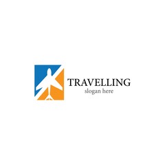Traveling logo template