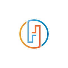 H Letter logo business