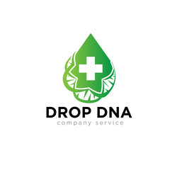 dna drop logo designs simple modern for medical service