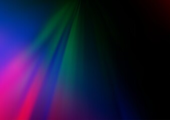 Dark Multicolor, Rainbow vector abstract template.